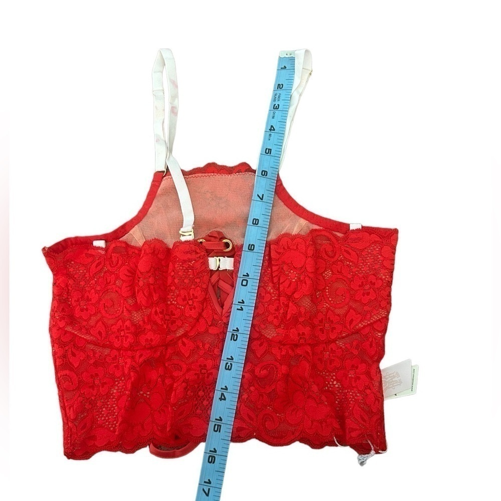 Free People Revolve We are HAH Top 2 Bottom Cami in Blood Orange Size Medium NWT - Picture 15 of 15